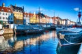 Nyhavn, Copenhagen, Denmark Royalty Free Stock Photo